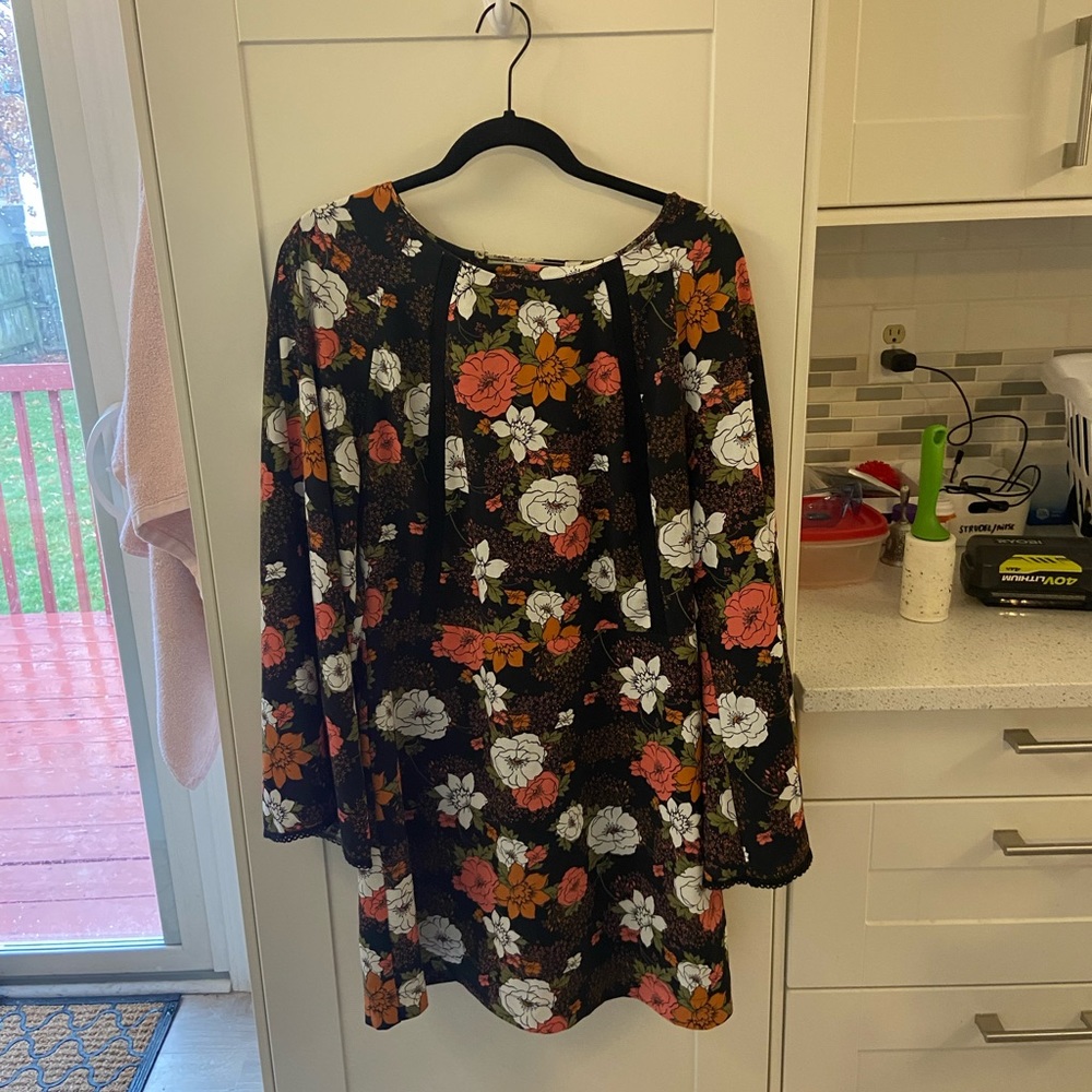 Floral Romper Dress - Built in Shorts